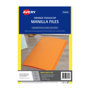 AV Manilla Folder Orng FC Pk20