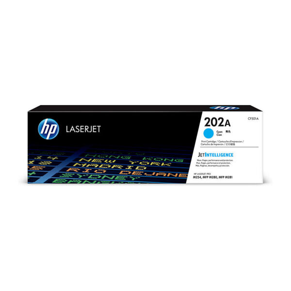 HP #202A Cyan Toner CF501A