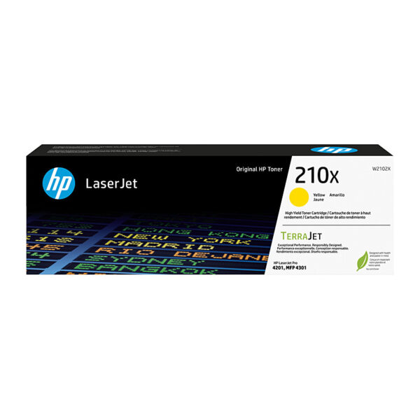 HP #210X Yellow Toner W2102X