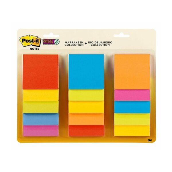 Post-It S/S Notes ValPack Bx12