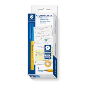 Staed Ballpoint430 Fn Blu Bx10